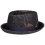 Paisley Pork Pie Stoffen Hoed by Alfonso D’Este donkerblauw