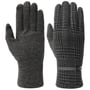 Houndstooth Vingerhandschoenen by Lipodo grijs