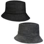 Cord Denim Bucket Omkeerbare Hoed by bedacht donkergrijs