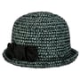 Knitted Look Stoffen Hoed by bedacht mintgroen