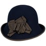 Solvina Cloche Hoed by bedacht donkerblauw