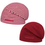 Omkeerbare Long Beanie Muts by Hammaburg rood