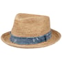 Crochet Rafia Fedora Strohoed by Stetson naturel