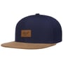 Suede 6 Panel Classic Snapback Pet by Reell donkerblauw