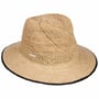 Jalima Traveller Raffia Strohoed by Seeberger naturel-zwart