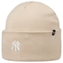 MLB Yankees Base Runner Beanie Muts by 47 Brand beige