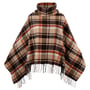 Landiva Check Poncho beige