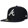 59Fifty Atlanta Braves MLB Pet by New Era donkerblauw