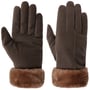 Faux Fur Cuff Handschoenen bruin