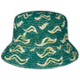 Wave Camo Bucket Vissershoed by Kangol petrol blauw