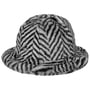Faux Fur Stripe Casual Stoffen Hoed by Kangol grijs