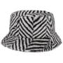Faux Fur Bucket Herringbone Vissershoed by Kangol grijs
