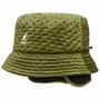 Dash Quilted Bin Stoffen Hoed by Kangol olijfgroen