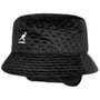Dash Quilted Bin Stoffen Hoed by Kangol zwart