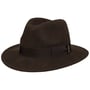 Piemonte Traveller Wollen Hoed by Borsalino bruin