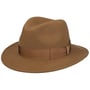 Piemonte Traveller Wollen Hoed by Borsalino lichtbruin