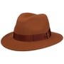 Piemonte Traveller Wollen Hoed by Borsalino roest