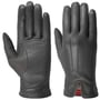 Perforated Nappa Dames Handschoenen by Caridei donkergrijs