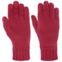 Liva Fijngebreide Vingerhandschoenen by Seeberger raspberry