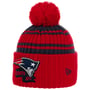 NFL 22 SPRTKNT Patriots Beanie Muts by New Era donkerblauw