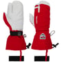 Heli Ski 3-Finger Handschoenen by Hestra rood