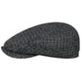 Brayton Harris Tweed Driver Pet by Stetson grijs-blauw