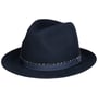 Malcon Player Wollen Hoed by Stetson donkerblauw