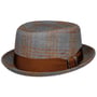 Milavo Pork Pie Stoffen Hoed by Alfonso D’Este denim