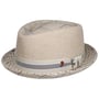 Ventico Pork Pie Stoffen Hoed by Alfonso D’Este lichtbeige