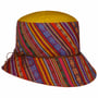 Fresh Stripes Bucket Stoffen Hoed by Lierys rood