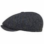 Hatteras Herringbone Stripe Pet by Stetson donkerblauw