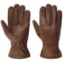 Cowskin Leren Handschoenen by Stetson bruin