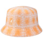 Grunge Plaid Bin Vissershoed by Kangol geel