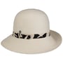 Livola Cloche Hoed Panamahoed by Lierys zwart