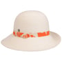 Livola Cloche Hoed Panamahoed by Lierys oranje