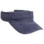 Washed Cotton Visor by Lipodo donkerblauw