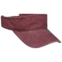 Washed Cotton Visor by Lipodo bordeaux