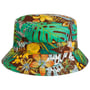 Tascott Flowers Bucket Stoffen Hoed by Lipodo bruin
