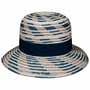 Tricolour Strohoed by Lipodo blauw-grijs
