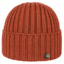Merino Gebreide Muts met Omslag by Lierys terracotta