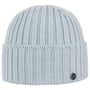 Merino Gebreide Muts met Omslag by Lierys lichtblauw