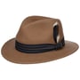 Norborne Traveller Wollen Hoed by Stetson lichtbruin