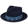 Smithfield Fedora Wollen Hoed by Stetson donkerblauw
