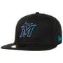 59Fifty Perf Emea Marlins Pet by New Era zwart
