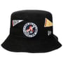 All-Over Patch Bucket Stoffen Hoed by New Era zwart