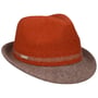 Sabetha Trilby Walkloden Hoed by Seeberger roest