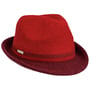 Sabetha Trilby Walkloden Hoed by Seeberger bordeaux