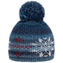 Ike Pompon Beanie Muts by Eisbär blauw