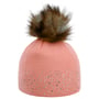 Nalin Lux Crystal Beanie Muts by Eisbär pink