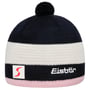 Vin Active Merino SP Beanie Muts by Eisbär zwart-pink